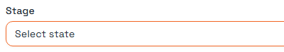 A State component in a published form.